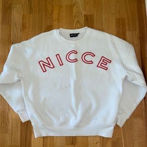 Nicce medium white crewneck